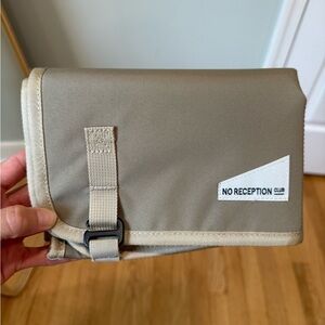 No Reception Club Sidekick Olive Green Baby Diaper Changing Pad Foldable Wipable